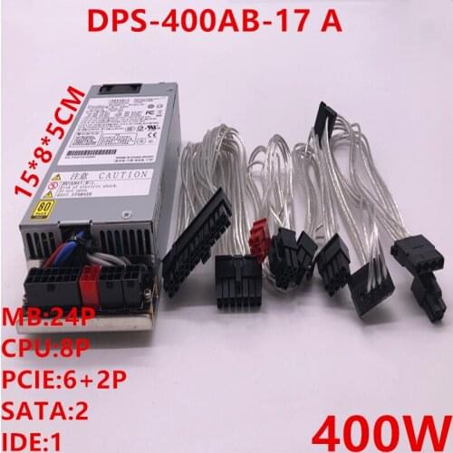 New Original PSU For Delta Fully Modular 80plus Gold AIO HTPC FLEX Small 1U K39 400W Power Supply DPS-400AB-17 A