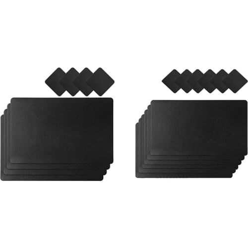 PU Placemat,Placemats, Washable 45X30Cm Placemat with Coaster, Waterproof, for the Home Kitchen