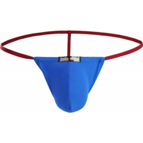 BRAVE PERSON Sexy Men Underwear Gay Jockstrap Thongs Men G Strings Brand Design Fashion Sexy Low Rise Male Underpants Bikini