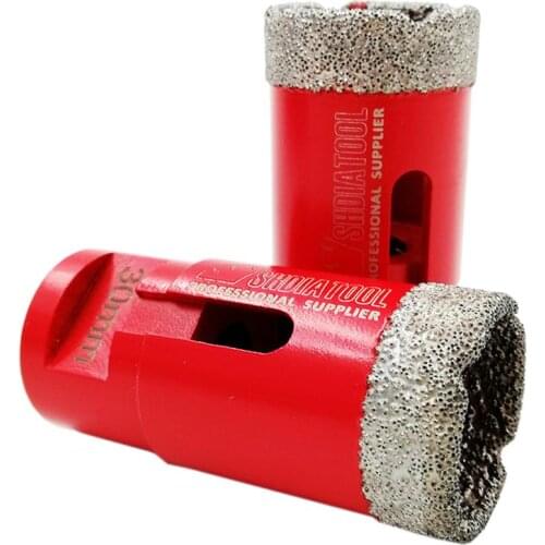 SHDIATOOL 30mm Vacuum brazed diamond drilling drill bit granite marble hole saw porcelain tile drill core bits M14 Thread Crown