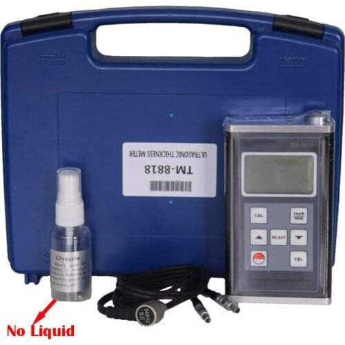 TM-8818 Portable aluminum sheet Ultrasonic Thickness Gauge for steel thickness tester with 0.75 to 400 mm Measuring Range