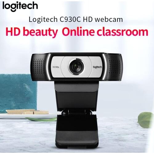 Logitech C930c HD Smart 1080P Webcam with Cover for Computer Zeiss Lens USB Video camera 4 Time Digital Zoom Web cam