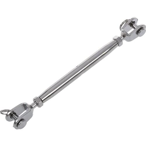 304 Stainless Steel Rigging Screw Closed Body Jaw Jaw Turnbuckle 7/32" Thread