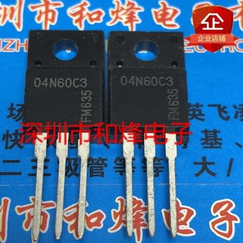 10PCS 04N60C3 SPA04N60C3 TO-220F