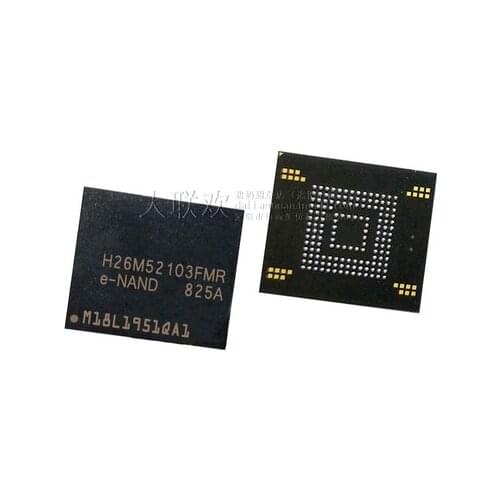 100% New Original H26M52103FMR 16GB BGA EMMC H26M52103FMRE-NAN (1-10piece)