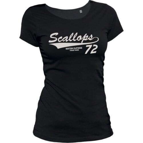 2019 Fashion Hot Damen T-Shirt - Scallops 72 - Frauen Girlie Charger Classic American Car Fans Hot Rod Tee shirt