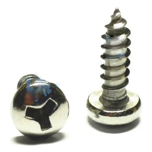 30pcs M4.2 stainless steel Y shape round head screws pan head H slot anti-theft screw Self-tapping tail bolts 9.5mm-19mm length