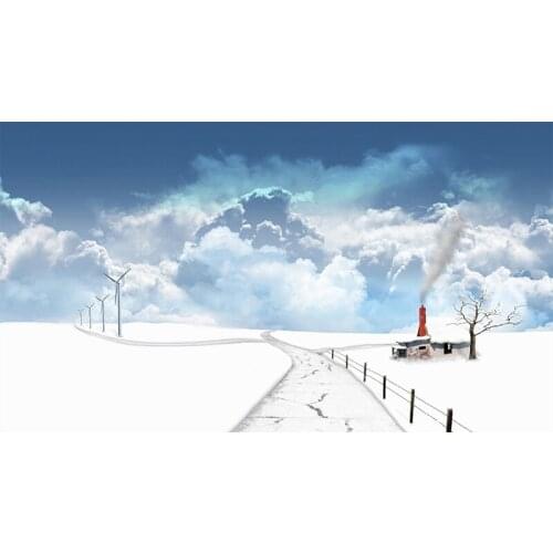 Full Round drill 5D DIY Diamond embroidery Landscape Ice House Diamond Painting Cross Stitch Rhinestone Mosaic decoration