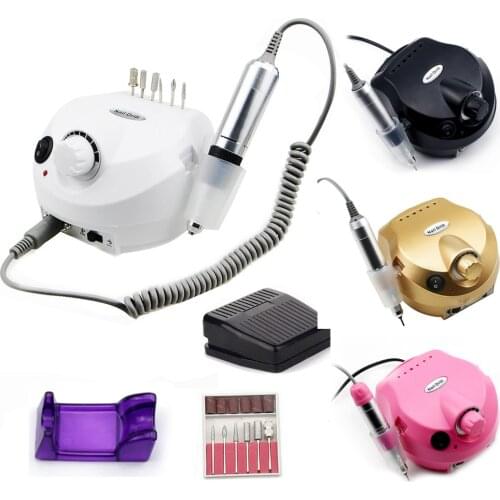 Nail Drill Machine 25000RPM Pro Manicure Machine Apparatus For Manicure Pedicure Kit Electric Nail Drill With Cutter Nail Tool