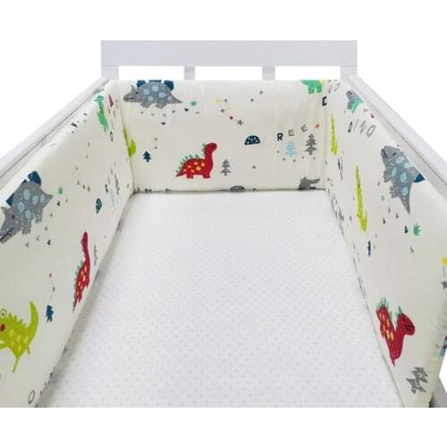 Baby Crib Bumper Cotton Thicken One-piece Crib Around Cushion Cot Protector Pillows Newborns Room Bedding Decor room decoration