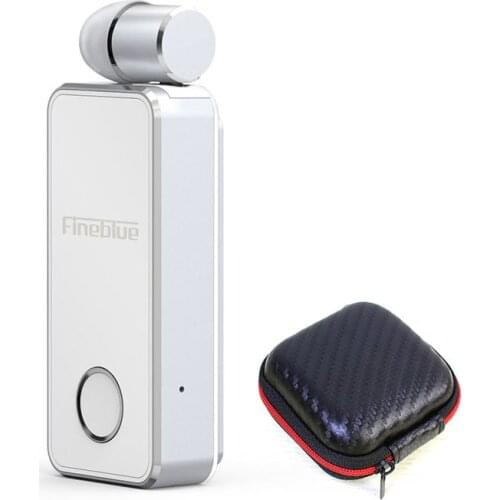 Fineblue F2 Wireless Earphone Clip earbuds Handsfree Bluetooth5.0 Vibrati Wireless with Calls Voice Remind