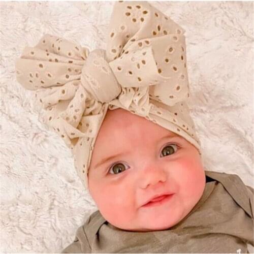 Flower Baby Hat Toddler Turban 6m-18m Infant Headwraps Kids Bonnet Newborn Toddler Beanie Cap