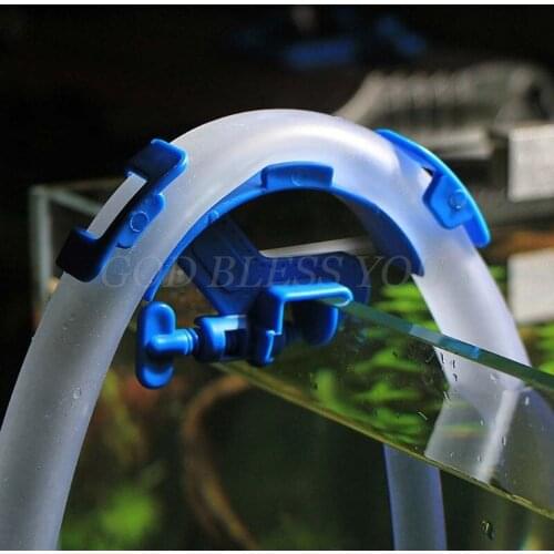 Aquarium Filtration Hose Holder Water Pipe Clip Filter Mount Arch Bridge-Shaped Bracket Tube Tropical Fish Tank Clean