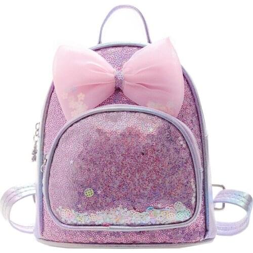 Childrens Mini Leather Backpack Cute Laser School Bags for Kids Girls School Backpack Girl Travel Bag Backpacks Mochilas