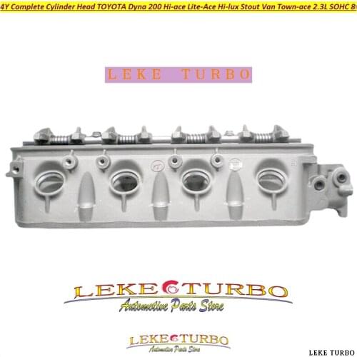 4Y 2.3L Complete Cylinder Head For TOYOTA Dyna 200 Hi-ace Lite-Ace Hi-lux Stout Van Town-ace SOHC 8v 11101-73020 11101-73021