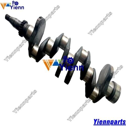 For Mitsubishi K4N K4M Crankshaft Assy For Mitsubishi Engine Hanix H50C Kobelco SK045 Excavator Repail Pats