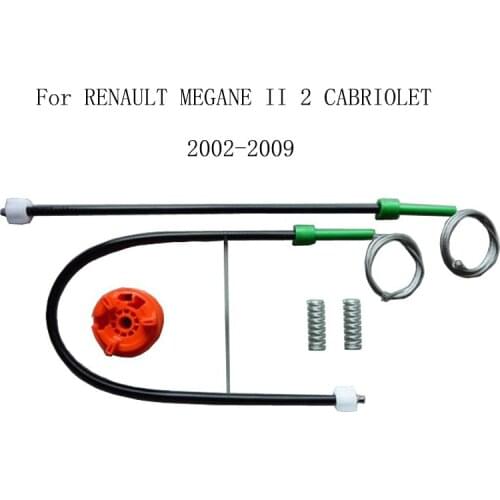 FOR RENAULT MEGANE II 2 CABRIOLET 2002-2009 Power Electric Car Window Regulator Window Lifter Repair Kit Set Rear Left