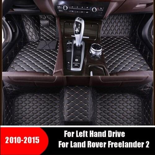 Car Floor Mats For Land Rover Freelander 2 2010 2011 2012 2013 2014 2015 Custom Carpets Rugs Auto Interior Covers Accessories