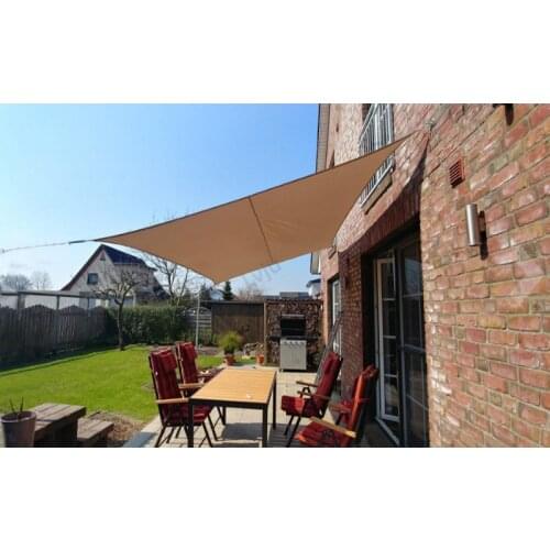 Lvju 8.2x9.8ft 2.5x3m Waterproof Sun Shade Sail Sunshade Sail For Garden Patio Outdoor Canopy Pool Awning Camping Sun Shelter