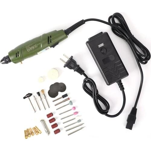 Multifunction Electric Grinder Drill Kit Engraving Machine Jade Polishing Machine Root Carving Variable Speed Sharpening Knives