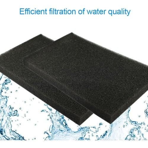 1Pcs New 1pcs Aquarium Biochemical Cotton Filter Foam Fish Tank Oxygen Sponge 50x50x2cm Cotton Filter Sponges Pet Supplies