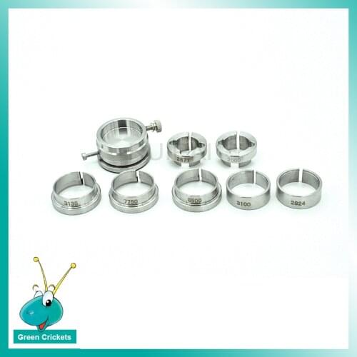 New 8 in 1 Stainless Steel Base Rotatable ETA Watch Movement Holder Watch Repair Tools for 2824 7750 8500 3100 3135 2000 2671