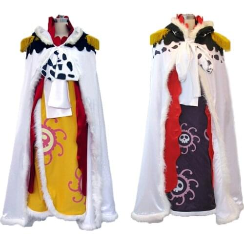 ONE PIECE Boa Hancock Cosplay Costume with cape two styles can choose 11