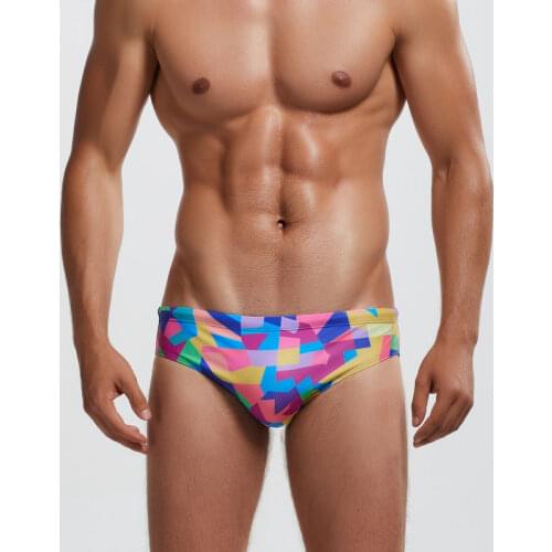New men swimwear sunga hot summer beach shorts board surfing swimming trunk sexy low waist swimwear men pool swim shortsswimsuit