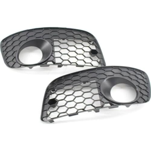 N84F Honeycomb Hex Mesh Fog Light Open Vent Grilles For V~olkswagen for V~W for Jetta MK5 for G~TI GLI 2006-2009 Car Accesorios