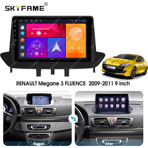 SKYFAME Android Car Navigation Radio Multimedia Player For Renault Megane 3 FLUENCE MeganeⅢ 2009-2013 Auto stereo system
