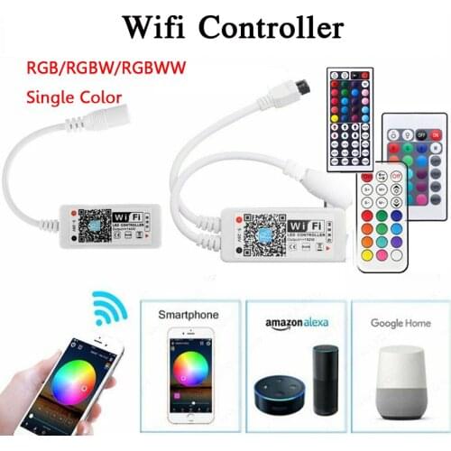 DC5V 12V 24V LED Strip Bluetooth / WIFI RGB / RGBW Controller Android IOS APP Magic Home IR Control For 5050 RGB RGBW LED strip