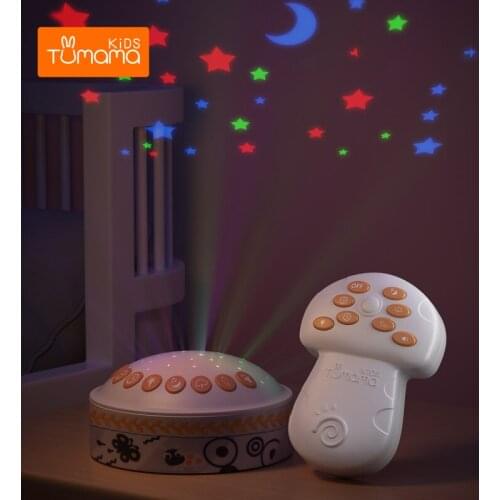 Appease Projection Lamp Starry Sky Projector Sleep Aid Bedside Toy Music Soothing Projection Lamp Night Light Gifts For Newborns