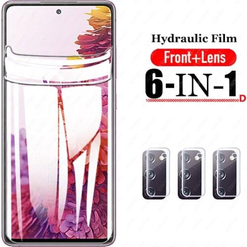 Screen Protector for Samsung Galaxy S20 FE Hydrogel Film Not Glass SM-G780F SM-G780F/DSM G781 G780 s20fe Camera Lens Glass