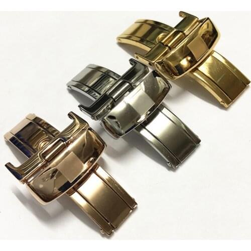 Watch Accessories Band Clasp For Tissot Series Watchs Men Lady Watch Belt Buckle 14 16 18mm Stainless Steel Deployant Clasp