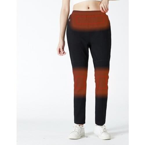 Women Outdoor Hiking Pants USB Heated Pants WinterThermal High Waist Thermal Sport Heating Pant Climbing Trekking Pants