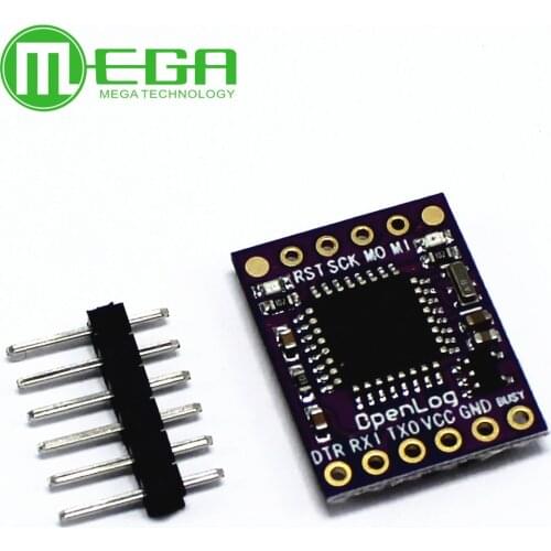 10pcs Openlog Serial Data Logger Open Source Data Recorder ATmega328 Support Micro SD GY-Openlog