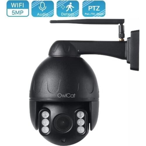 1080P 5MP PTZ IP Camera Wifi Wireless Smart Home Security Camera Surveillance 2-Way Audio Microphone Auto Cruise IR CCTV Camera