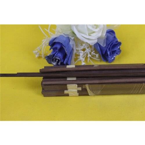 Guitar Accessories 50 strip LUTHIER PURFLING BINDING MARQUETRY INLAY Top side 810x6x1.5mm #106 black rosewood maple