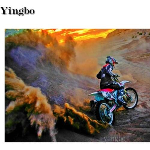 5D Diamond Painting Mountain Motorcycle Race Full square Round Drill DIY Mosaic Embroidery Cross Stitch Home Decor Handmade Gift