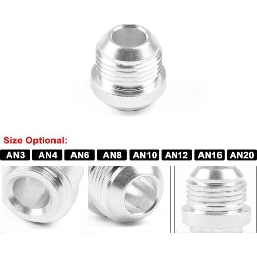 Aluminum Weld On Fittting Bung Nut AN6 AN8 AN10 Valve Cover Catch Can High Quality