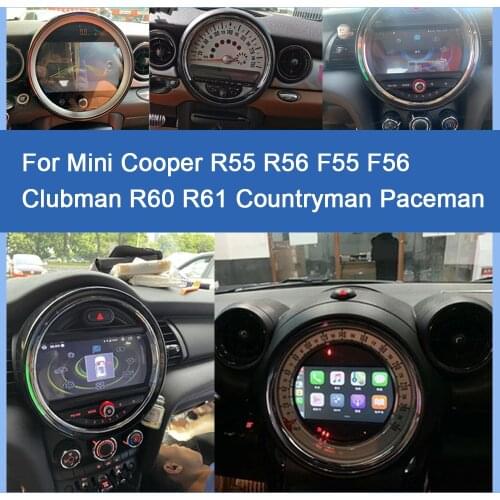 FOR Mini Cooper R55 R56 F55 F56 Clubman R60 R61 Countryman Paceman 2004-2019 Android GPS Car Radio Car Audio Multimedia Player