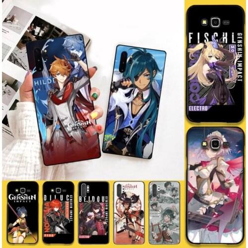 Game Genshin Impact Phone Case For Samsung Galaxy Note20 ultra 7 8 9 10 Plus lite M51 M21 M30S