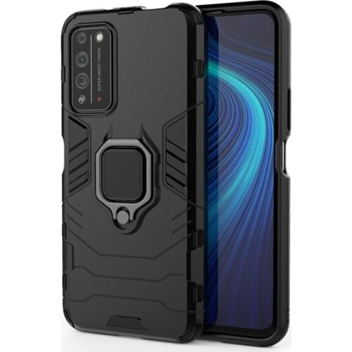 For Huawei Honor X10 5G Case Luxury Ring Back Cover Stand Armor ShockProof Case For Huawei Honor X10 X 10 HonorX10 Phone Cases