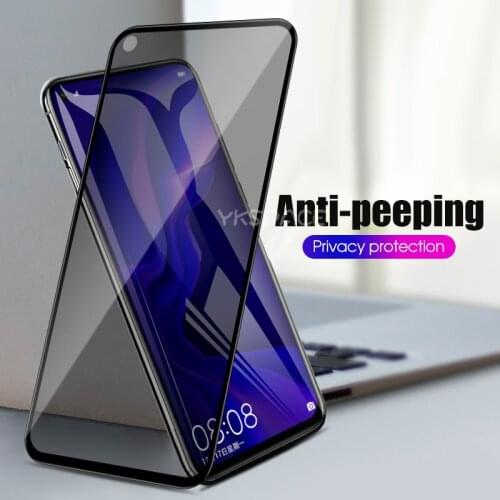 Anti Spy Peep Glare Tempered Glass For Huawei Nova 5 5i Pro 5Z 5T 6 SE 7 7i 2 Plus 3 3i 4 Full Privacy Screen Protector Film