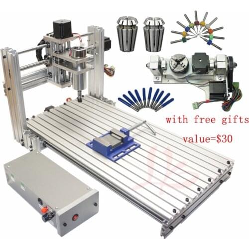 USB CNC 6020 5 axis CNC router wood carving machine woodworking milling engraving machine