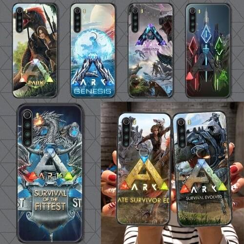 Game ARK Survival Evolved Phone case For Xiaomi Redmi Note 7 7A 8 8T 9 9A 9S 10 K30 Pro Ultra black fashion back silicone Etui