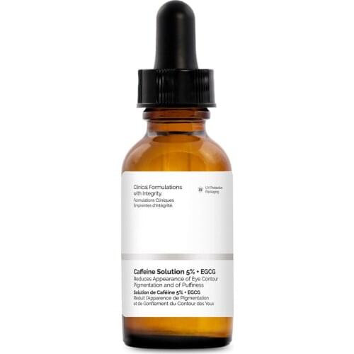 Ordinary Caffeine Solution 5% + EGCG Serum Reduces Eye Puffiness and Dark Circles Firming Face Repair Eye Essence Eyes Care 30ml
