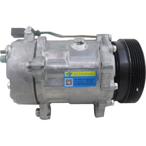 SD7V16 Compressor for AUDI A3 Volkswagen Golf Bora Caddy Golf New beetle Sharan Seat 1J0820803A 1J0820805 1206 1221 7M3820803B