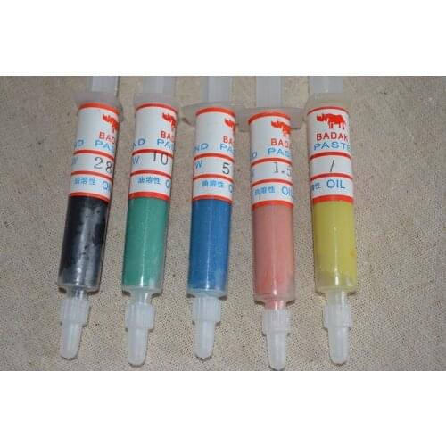 NEW 5pcs/lot 5g/pc Abrasive pastes Diamond Grinding For Polishing machine Lapping polishing Fast shipping Can choose 0.5 - 40