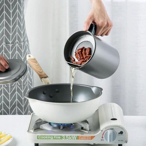 Super Large metal Oil Bottle with Strainer Cap Oil Dispenser Container Vinegar Sauce Bottle Seasoning Bottle Kitchen Tool